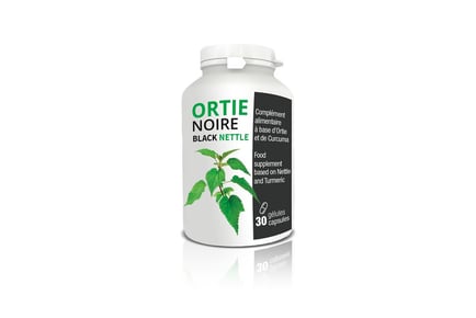 30 Day Supply* of Black Nettle Food Supplement Capsules