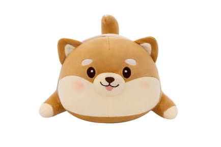 Children's Soft Kawaii Plush Corgi Dog Cuddly Pillow