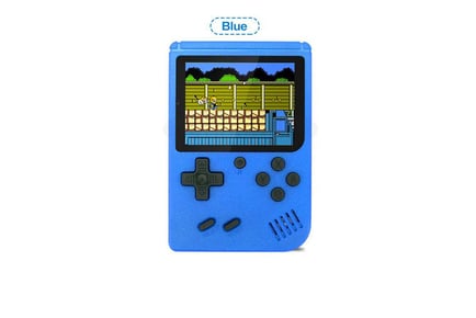 Portable Handheld Game Console With Built-In 500 Retro Games, Black