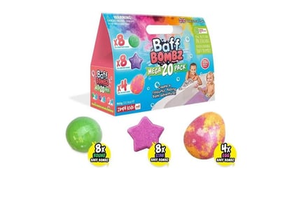 Zimpli Kids Baff Bomb Mega Pack - 20 Pack!