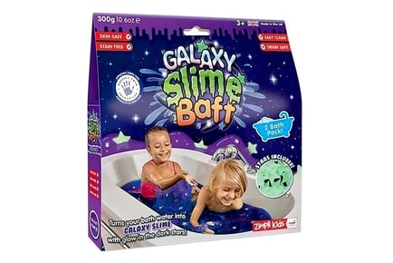 Kids Galaxy Slime Baff & Glow in the Dark Stars - 2 Pack!