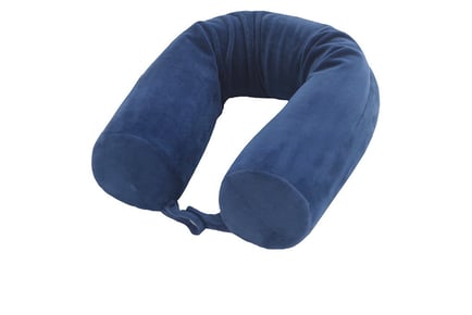 Twistable Memory Foam Travel Pillow in 2 Colours