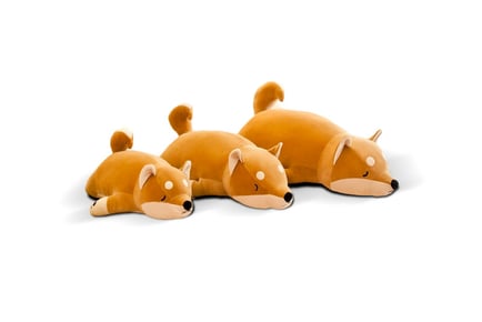 Cute Shiba Dog Plush Toy in 3 Size Options