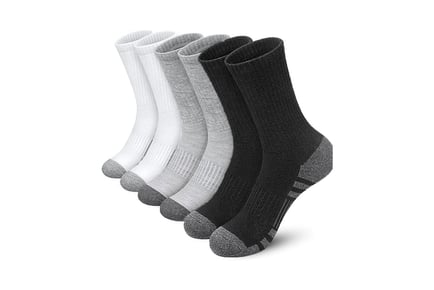 Athletic Crew Socks for Men in 4 Colours