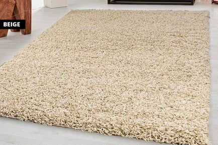 Colourful shaggy living room rug, 200 x 290 cm, Sienna