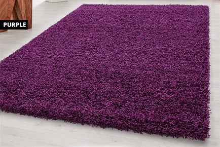 Colourful shaggy living room rug, 200 x 290 cm, Sienna
