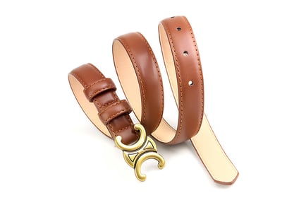 Women's Celine Inspired Faux Leather Belt - 4 Colours