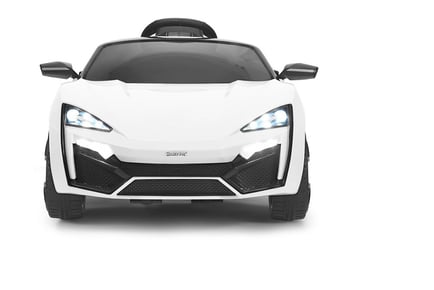 Kids' 12V Lamborghini Style Electric Ride on Car, White