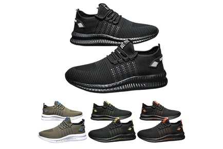 Casual Lace Up Lightweight Shoes for Men in 7 Sizes and 4 Colours