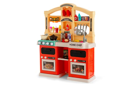 Children's 69-Piece Kitchen Cooking Playset - Two Colours