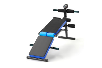 Foldable At-Home Weight Exercise LCD Bench - 2 Colours