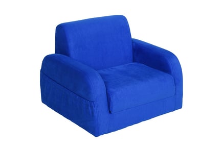 2 in 1 Sofa Chair for Kids in Pink and Blue