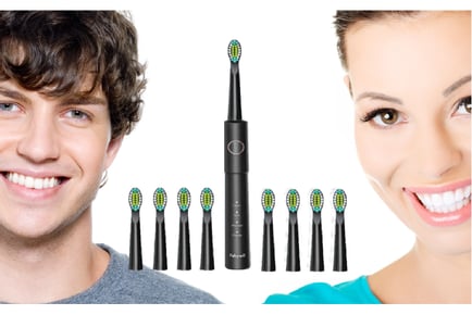 Electric Toothbrush & 8 Brush Heads