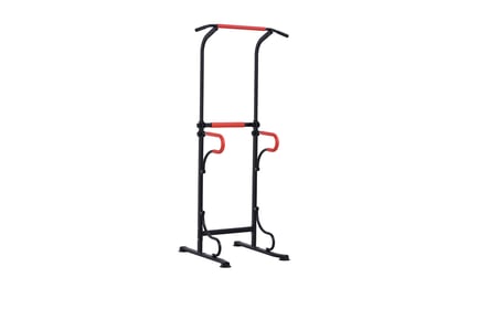 Steel Multi Use Exercise Power Tower with Grips