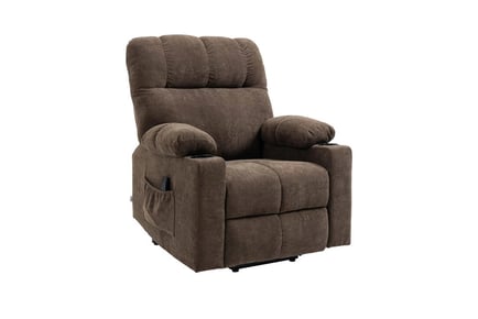 Electric Reclining Chair - Dark Brown!