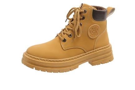 Unisex 6 inch Timberland Inspired Boots - Black or Yellow