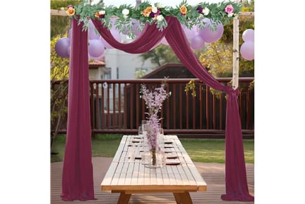 Chiffon Wedding Arch Draping Fabric