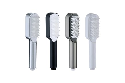 2 in 1 Handheld Shower Wash Comb in 4 Colour Options