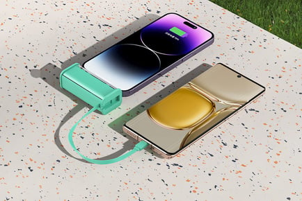 Portable Mini Power Bank in 2 Options and 4 Colours