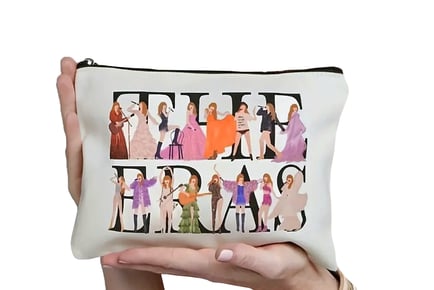 Pack of 4 Taylor Swift Inspired Eras Tour Makeup Bags