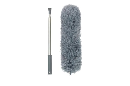 1Pc Feather Duster with Extendable Curtain Poles