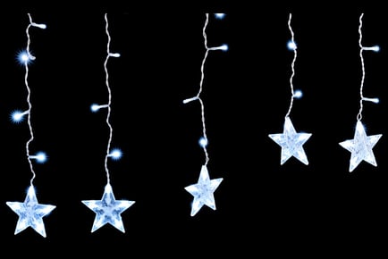 Star Shaped Fairy Curtain Lights