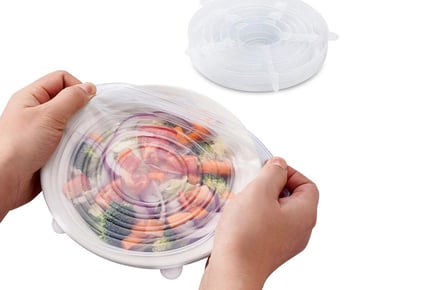 Reusable Silicone Stretch Lids in 4 Options
