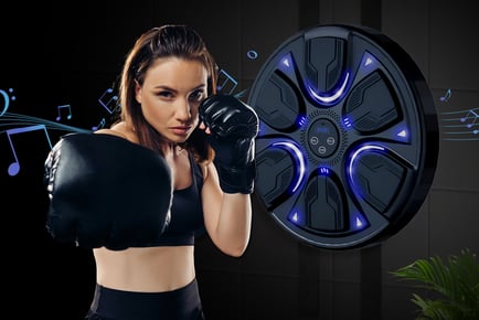 MACHINE & GLOVES: Smart music boxing training machine