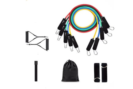 11-Piece Fitness Tension Rope Set - 3 Options!