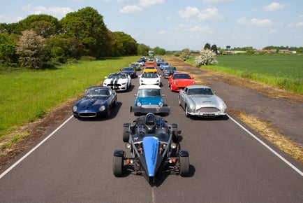3, 6, 9 or 12 Lap Muscle/Sports/Supercar Driving Experience