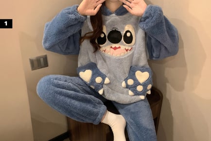 Lilo & Stitch Inspired Hooded Cosy Loungewear Set - 5 Designs!