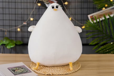 Bouncy Chubby Seagull Plush Toy - Four Sizes