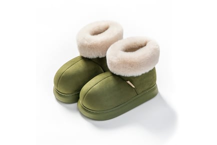 Women's Winter Fluffy Fuzzy Slippers in 3 Sizes and 5 Colours