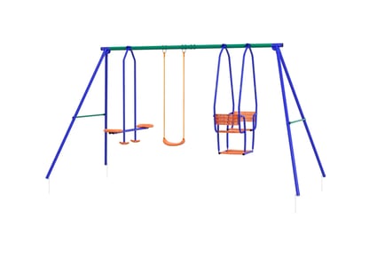 Children's Outdoor Three-In-One Playtime Swing Set