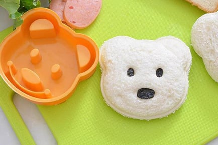 6pc Cute Bear Sandwich Cutter!