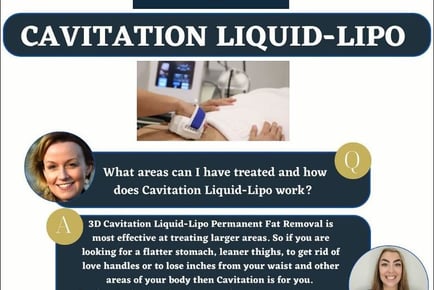 One Session of Cavitation Liquid Lipo