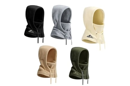 Windproof Thermal Fleece Ski Mask in 5 Colours