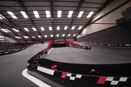 Go-Karting Session in Walsall - 25 or 50 Laps - State of the Art Tracks & High-Powered Electric Go-Karts - Child Friendly!