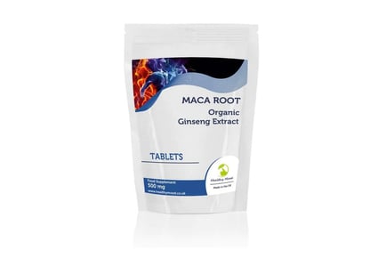 Maca Root Ginseng 500mg Supplements - 1, 3 or 6 Month Supply*