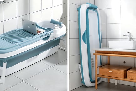 Portable Folding Shower Bathtub for Adults