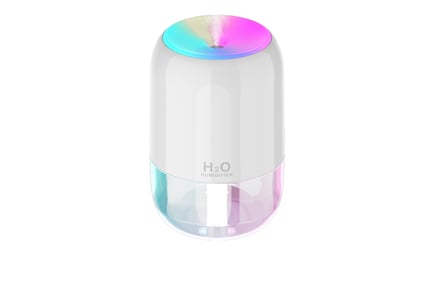 200ml Portable Low-Noise Cool Mist Humidifier in 3 Colours