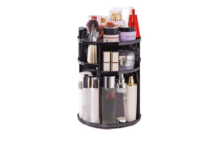 360° Rotating Makeup Organiser in 3 Colours