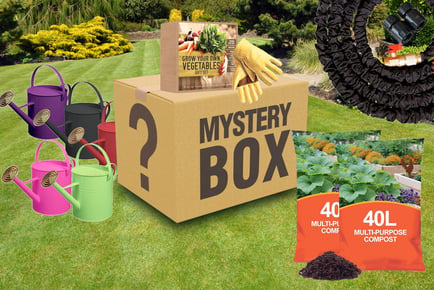 Garden Mystery Box - plant food, compost, grow your own gift sets, hose, gloves and more!