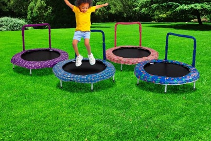 Kid's 48” Mini Trampoline - 4 Designs