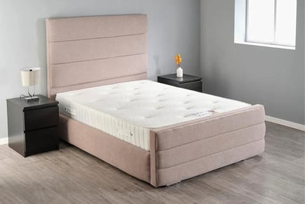 Pink Plush Zara Upholstered Bed Frame & Mattress Options!