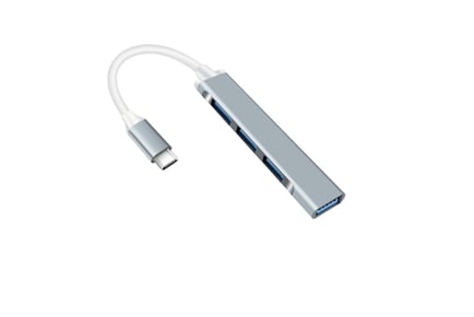 Type C to USB 3.0 4 Port Hub in 2 Colours and Options