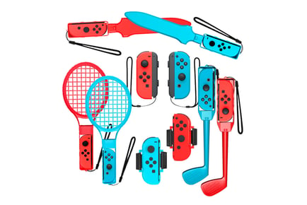 10-in-1 Switch Sports Accessories Bundle
