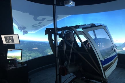 Flight Simulator Experience for 1 or 2, Flight Sim Scotland, Strathaven Airfield - Perfect Father's Day Gift