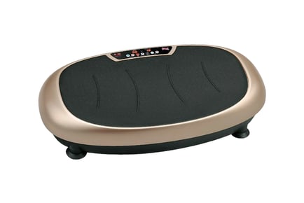 Body Sculpture Ultra Slim Vibration Trainer with Remote Control - Rose Gold