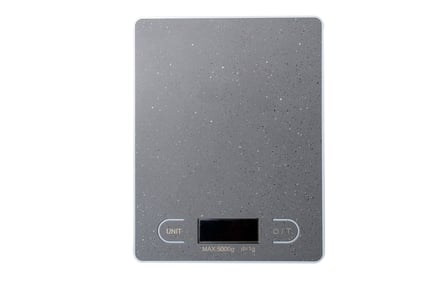 Grey Speckled Digital Kitchen Scale - LCD Display!